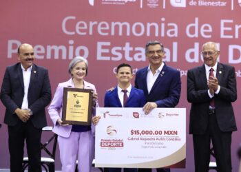 Entrega Américo Premio Estatal del Deporte 2023