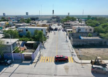 Entregó Alcalde Carlos Peña Ortiz pavimentación por más de 2.6 MDP en Condado del Norte