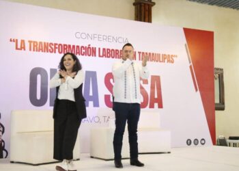 En Río Bravo, Olga Sosa brinda conferencia “La Transformación Laboral en Tamaulipas”
