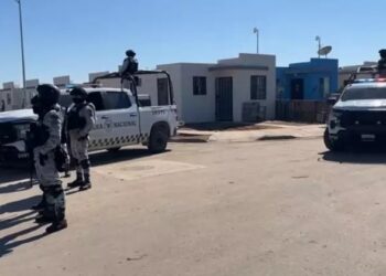 Desalojo en Reynosa deja a oficial herido y cuatro detenidos