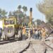 Descarrilamiento de tren provoca daños en viviendas