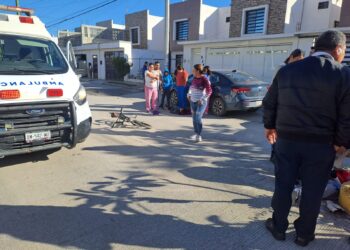 Atropellan a dos menores de Ciudad Victoria mientras jugaban con sus bicicletas