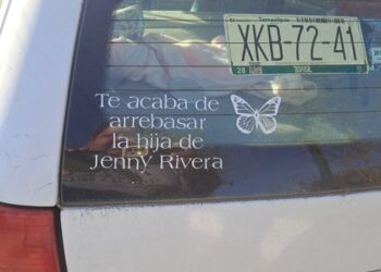 Choca con árbol y abandona su vehículo