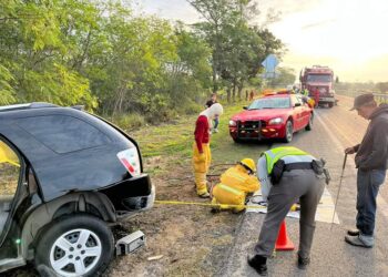 Accidente navideño en Altamira