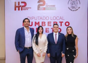 Felicitó Alcalde Carlos Peña Ortiz a Diputado de VII Distrito por su Informe Legislativo