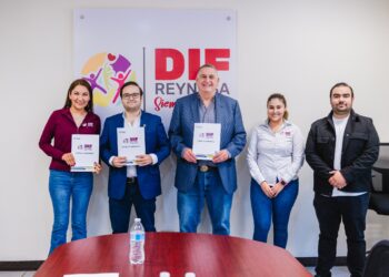 DIF Reynosa firma convenio con IIES