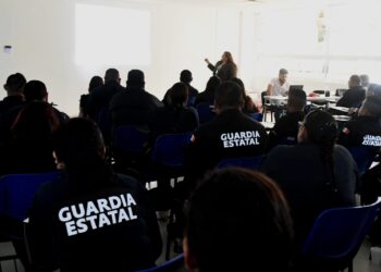 Elementos de la Guardia Estatal asisten a curso-taller “Derechos Humanos y llenado del Informe Policial Homologado”