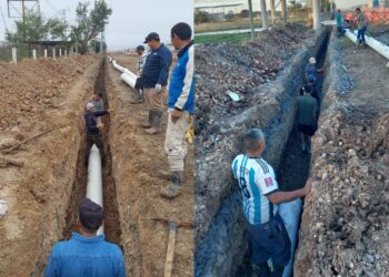 Reemplaza COMAPA válvulas de agua sobre avenida Puente Reynosa-Pharr