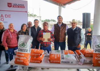 Estimula Alcalde Carlos Peña Ortiz productividad del campo en Reynosa con 2.7 MDP
