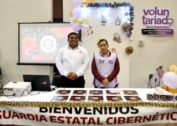 Guardia Estatal Cibernética presente en Segundo Bazar “Un DIFciembre para Recordar”