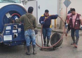 Llevó COMAPA acciones de mantenimiento a colonia Pedro J. Méndez