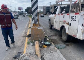 Reparó Gobierno de Reynosa, semáforos en distintas avenidas