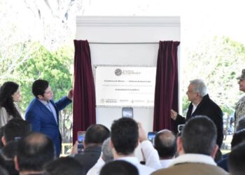 Inaugura AMLO acueducto El Cuchillo II en Nuevo León