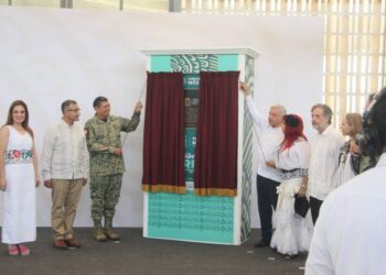 AMLO inaugura el primer tramo del Tren Maya; “obra magna que se logró en tiempo récord”, dice