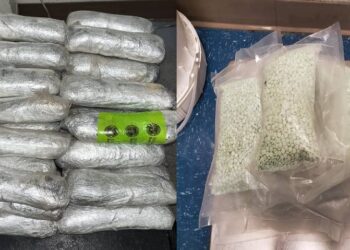 Decomisan 33 kilos de fentanilo y metanfetaminas en puentes internacionales de Chihuahua