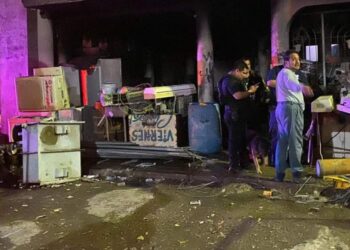 Incendio en taller de climas