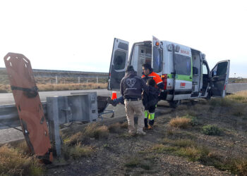 Accidente en carretera Nuevo Laredo-Monterrey deja a un trailero herido