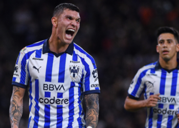 Brandon Vázquez se lució con un doblete y Rayados goleó a San Luis