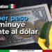 Super peso disminuye frente al dolar