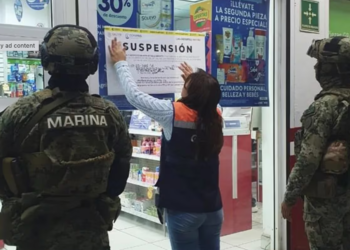 Marina y Cofepris cierran farmacias en Sinaloa y Baja California