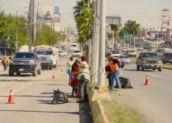 Despliega Alcalde Carlos Peña Ortiz cuadrillas municipales del Gobierno de Reynosa