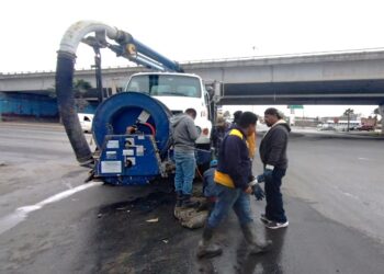 Sondea COMAPA Reynosa colector sanitario