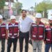 Dio Alcalde Carlos Peña Ortiz banderazo a pavimentación de calle Miguel Negrete