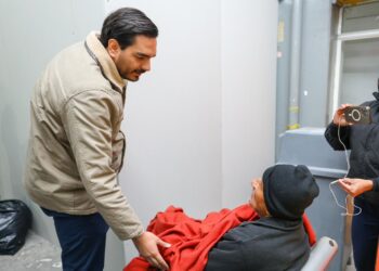 Encabezó Carlos Peña Ortiz Operativo para resguardar personas sin hogar, en Reynosa