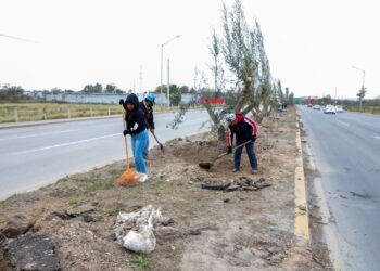 Realiza Gobierno de Carlos Peña Ortiz acciones de mantenimiento y limpieza