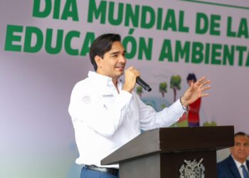 Conmemoró comunidad estudiantil Día Mundial de la Educación Ambiental con el Alcalde Carlos Peña Ortiz