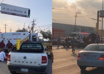 Hospitalizan a una agente de Tránsito que fue atropellada en Altamira