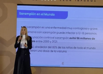 Salud Nuevo León alerta por brote mundial de sarampión