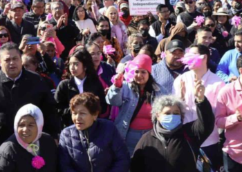 Reynosenses se unen a la Marcha por la Democracia y la Defensa del Voto