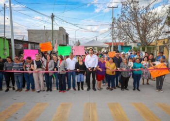 Continúa pavimentación en colonias de Reynosa