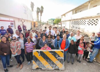 Mejora bienestar de familias pavimentación de 4.6 MDP del Gobierno de Carlos Peña Ortiz