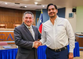 Firmaron Alcaldes de Reynosa y McAllen Convenio de Colaboración para Capacitar Bomberos