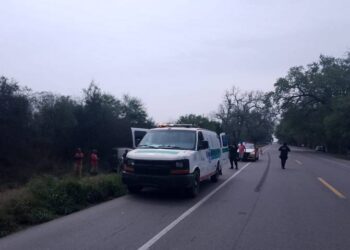 Choca autobús de pasajeros en la carretera Tampico-Monterrey, reportan lesionados