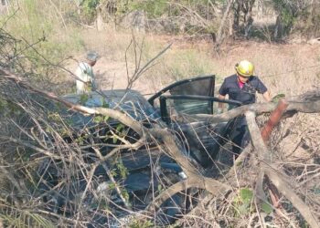 Dos heridos por accidente vial en la carretera Tampico-Mante