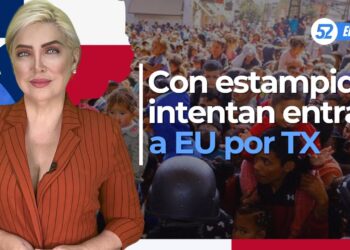 Con estampida intentan entrar a EU por Texas