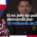 El ex jefe de policía demanda por 10 millones de Dlls.