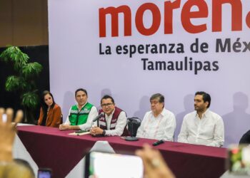 Recibe Peña Ortiz respaldo total del Verde, PT y Delegado de Morena tras nominación