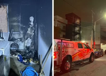 Incendio en departamento de Monterrey