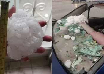 Granizo del tamaño de pelotas de beisbol causa estragos en Coahuila
