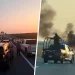 Reportan bloqueos en la autopista de Reynosa a Monterrey