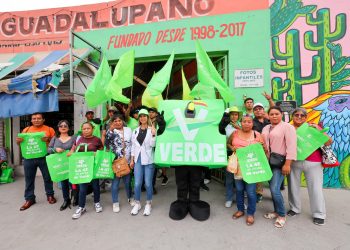 Alcanzó la Ola Verde el Mercado Guadalupano con Maki Ortiz