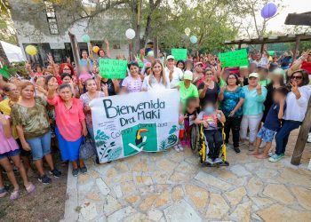 Apoyan en Altamira la Cuarta Transformación con Maki Esther Ortiz Domínguez en el Senado