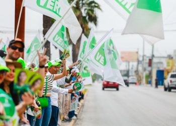 Brigadas llevan mensaje de Maki, Eugenio y Claudia a ciudadanos