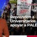 Reprenden a universitarios por apoyar a Palestina