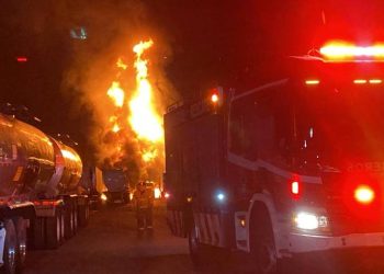 Explotan 5 pipas de gas LP en Tula