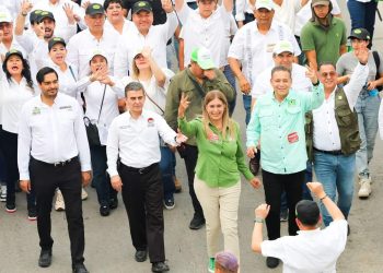 Encabezaron Carlos, Maki y Eugenio, desfile del Día del Trabajo con Reynaldo Garza Elizondo y más de 10 Mil Asistentes